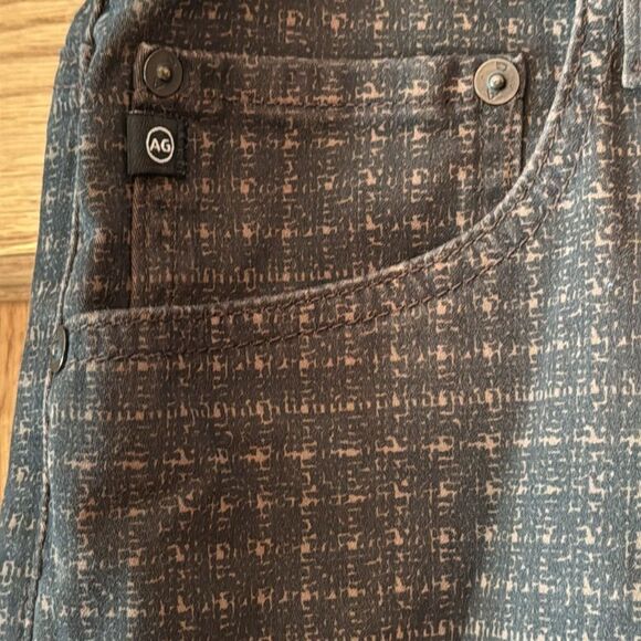 AG ADRIANO GOLDSCHMIED Everett Slim Straight Leg Check Print Pants - Picture 7 of 14